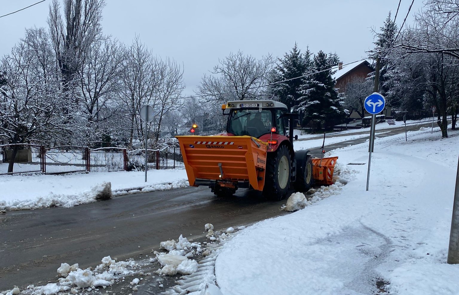 Zimska služba u akciji