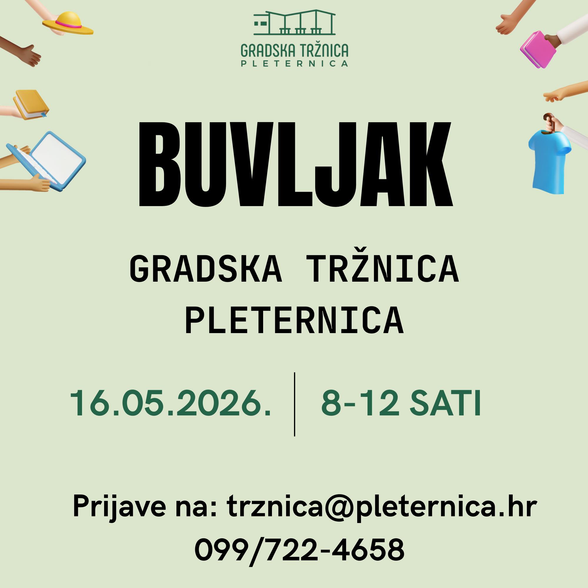 Najavljujemo Buvljak na Gradskoj tržnici
