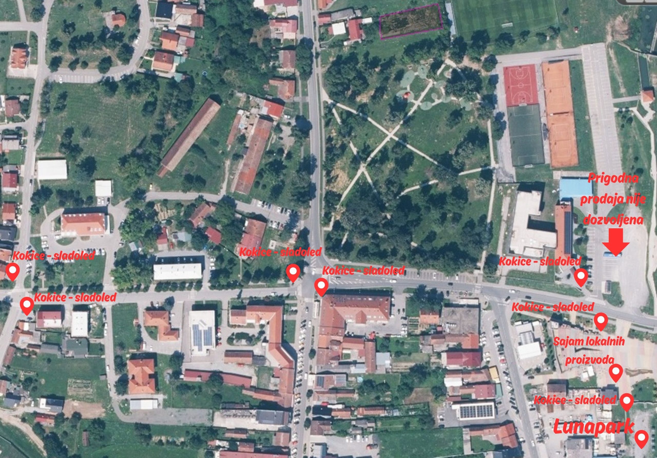 Lokacije za prigodnu prodaju – devetnica 2026