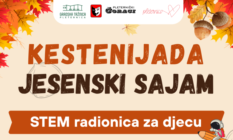 Najavljujemo kestenijadu i jesenski sajam na Gradskoj tržnici
